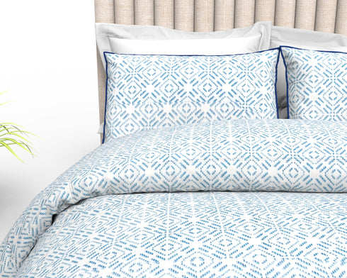 Asher Kingsize Bedsheet With 2 Lace Trim Pillow Cover -17A